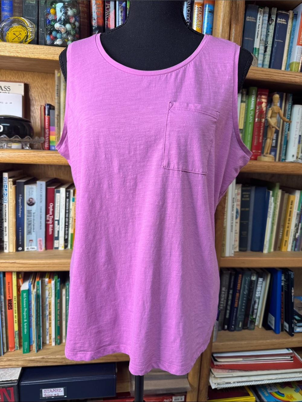 Patagonia Lavender-Pink Sleeveless Pocket Tank